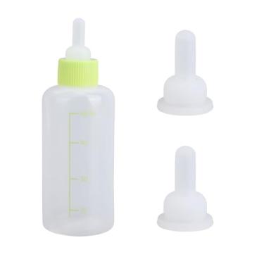Imagem de Kit de Alimentação com Biberão para Gatinhos, Profissional Biberão Gatinhos com Bico e Escova Limpeza Artigos Alimentação Animais Estimação Recém-Nascidos para Gatos Cachorros Coelhos