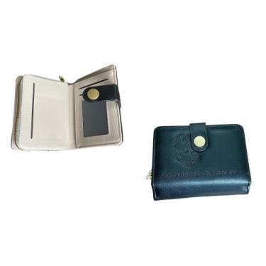 Imagem de Bolsa de Mão/Carteira Feminina Zíper Porta Moedas e cartões - Blook, P