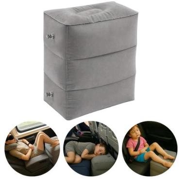 Imagem de Almofada Descanso Apoio de Pernas Pés Viagem Ideal para Circulação Inf