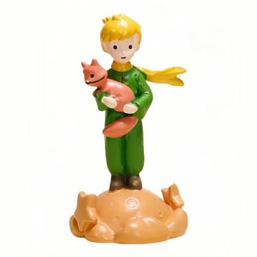 Imagem de ITUBLE Estátuas engraçadas de príncipe de anime para decoração de painel de carro, acessórios, interiores, mulheres, homens, placa de painel, decoração de bolo de aniversário, decoração de casa