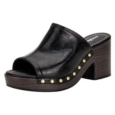 Imagem de Tamanco Feminino Salto Grosso Moleca 5549107