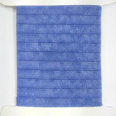 Imagem de 50 metros Elástico Lurex Especial 7mm Azul Bic 3706 050 encadernação -