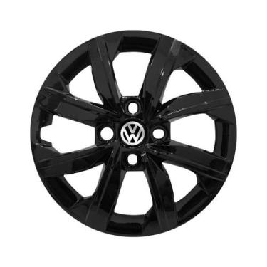 Imagem de Calota Aro 14 Volkswagen VW Gol G7 2019 2020 Preta Brilhante - GFM