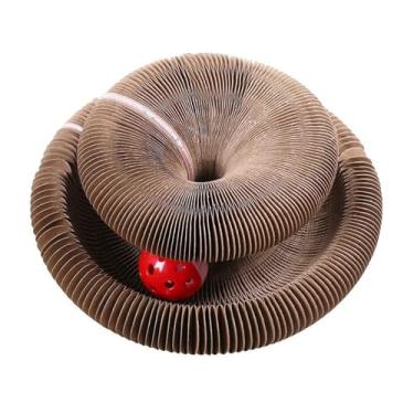 Imagem de Generic Arranhador de órgão para gatos, brinquedo de papelão para arranhar gatos, almofada de arranhar de órgão engraçada