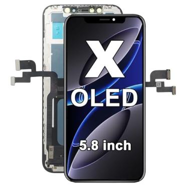 Imagem de Tela de substituição para iPhone 11 Pro de 5,8 polegadas, LCD 3D Touch Display Digitalizador com ferramentas de reparo - Modelo A2160, A2217, A2215 (sem ferramenta - para iPhone X OLED)