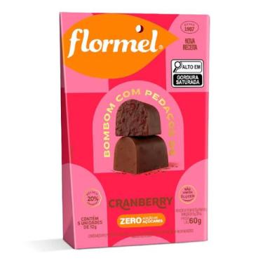 Imagem de Bombom com Pedaços de Cranberry CX/5 Unidades Flormel