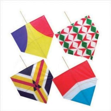 Imagem de Pipa Decoração Festa Junina Em Papel Seda 25Un