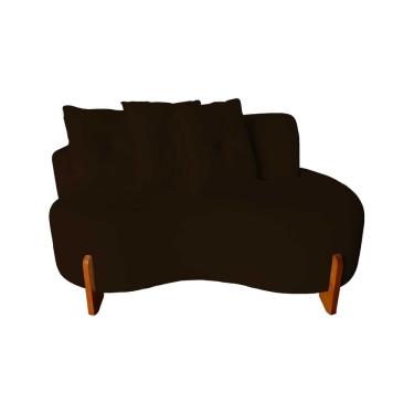 Imagem de Namoradeira Plaza Bouclé com 3 Almofadas - Estopar