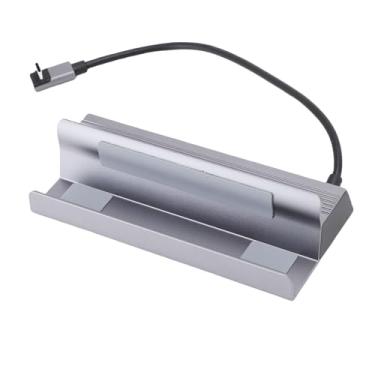Imagem de Zopsc 6 Em 1 Estação de Ancoragem USB C, 4K 120Hz HDMI, Carregamento de 100W PD, USB 3.0 Hub, Gigabit Ethernet, Hub de Alumínio para Janelas, Laptop