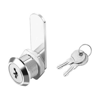 Imagem de Generic Fechadura de came para armário, substitui arquivos, gavetas de móveis, fechadura de came com cilindro com chave para máquinas de venda automática de, Style a