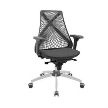 Imagem de Cadeira Escritório Ergonômica Presidente Bix X + Giratória - Plaxmetal
