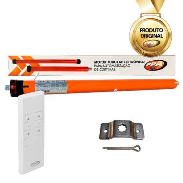 Imagem de Motor Tubular Eletrônico Ppa 6nm 35mm Com Rf Cortinas Leves