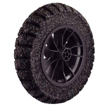 Imagem de Roda 8 Para Carrinho De Mão Tramontina Plástica Com Pneu Maciço Em Borracha Macia