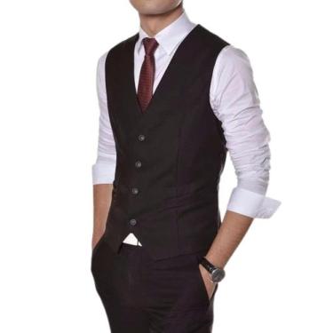 Imagem de Colete Social Masculino Linha Top Premium - Fressart, Preto, M