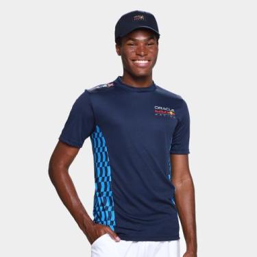Imagem de Camiseta Red Bull Teams Masculina, Azul, G
