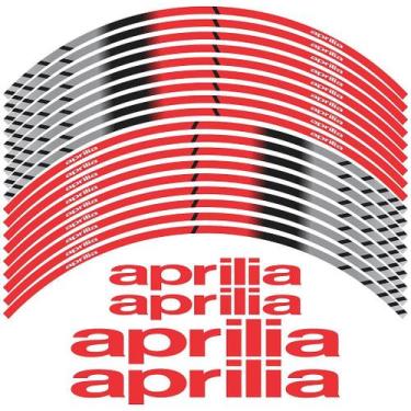 Imagem de Friso Adesivo Refletivo Aprilia - Alta Durabilidade e Proteção - Cromo