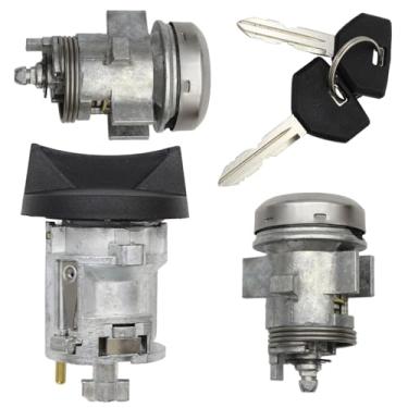 Imagem de Powkos Cilindro de trava de ignição e fechadura de porta 5003845AA compatível com Dodge Ram 1500 2500 3500 Dakota Durango Viper Jeep Grand Cherokee substitui 5003893AA 56021346AB