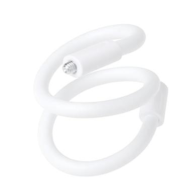 Imagem de eMagTech Suporte flexível 1/10.2 cm suporte de base para câmera de vigilância de berço, dispositivo de cuidado remoto, branco