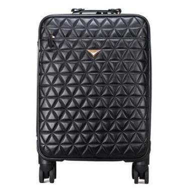 Imagem de Mala de Viagem Feminina Schutz Bordo 944 Travel Couro Matelassê Rodinhas 500190009-Feminino