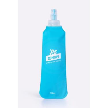Imagem de Garrafa Dobrável Soft Flask HUPI 500ml - Boca Pequena, AZUL CLARO, 500