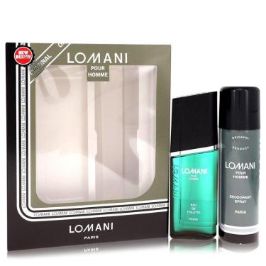 Imagem de Perfume Masculino CX. presente Lomani 100 ML Eau De Toilette + 200 ML Desodorante