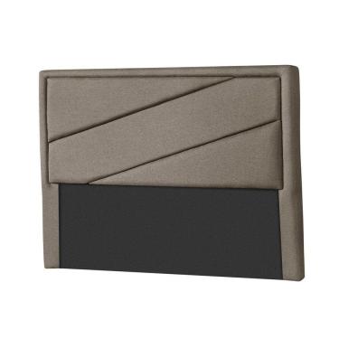 Imagem de Painel de Cama Box Estofada King Oxford Suede Bege - Probel