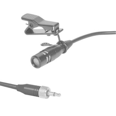 Imagem de Microfone lapela c/fio p/ body pack,Uni,6 mm,rosca interna mono - Aj S
