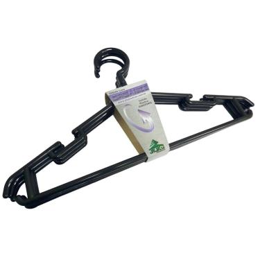 Imagem de Kit Cabide JLK Plásticos Luxo Giratório 36 Unidades