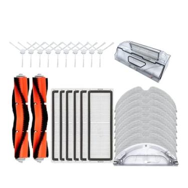 Imagem de Compatible With XM 1C 1T Mi Robot Vacuum Mop Dreame F9 Hepa Filter Main Side Brush Mop Cloth Robotic Vacuum Cleaner Accessories(1C 28pcs)