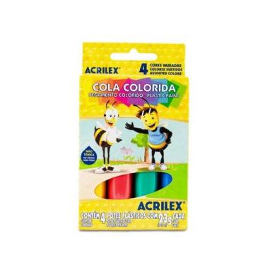 Imagem de Cola Colorida 23g - 4 cores - Acrilex -