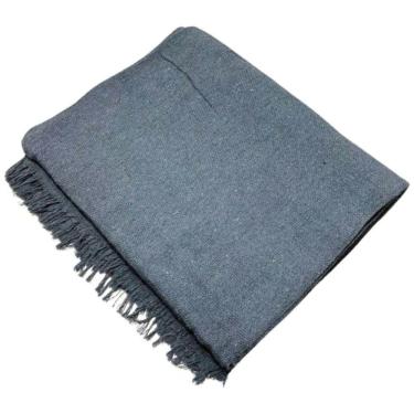 Imagem de Manta Para Sofá 2 E 3 Lugares Super King Luxo Gigante 3,00x1,80 Cobertor Capa De Sofa E Cama Grande Cinza Escuro