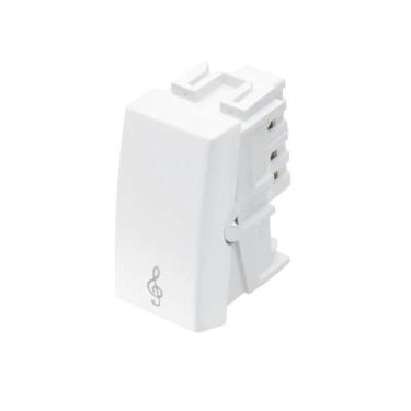 Imagem de Módulo Pulsador Campainha 16a/250v Fame Habitat, Branco