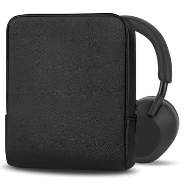 Imagem de Geekria Bolsa para fones de ouvido Elite, bolsa protetora de substituição macia para transporte de viagem com armazenamento de cabo, compatível com Sony WH-1000XM6/1000XM5/1000XM4/XB910N, ULT WEAR e