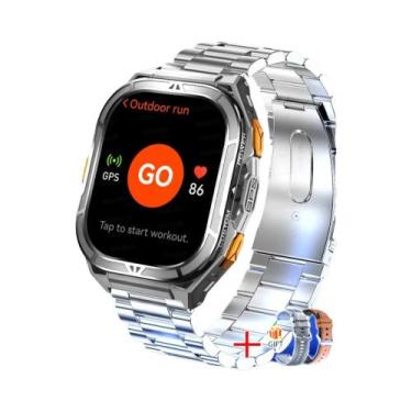 Imagem de Smartwatch Resistente À Água 5ATM IP69K Com GPS De Dupla Banda, Bússol