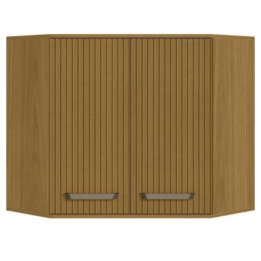 Imagem de Armario Aereo Canto Obliquo 2 Pt 80 Cm Cria 12599 Freijo Ripado Pnl