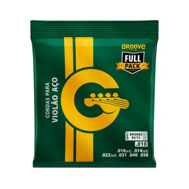 Imagem de Corda Groove P/ Violão Aço GFP3 Full Package 10/50 - EC0354