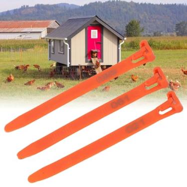 Imagem de Faixas de perna de frango, anéis de perna de aves de capoeira reutilizáveis, etiquetas de identificação fáceis de aplicar e remover para patos, pintinhos, pombos, agricultores, donos de animais de