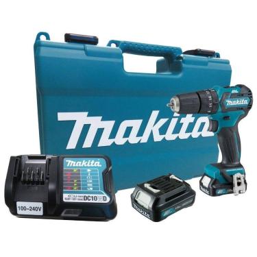Imagem de Parafusadeira Furadeira 3/8 12V 2 Baterias Bivolt Makita