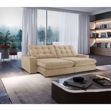 Imagem de Sofá Livy Linho 02 Módulos De 120cm B25cm Meu Sofá Online A226 Linho Bege