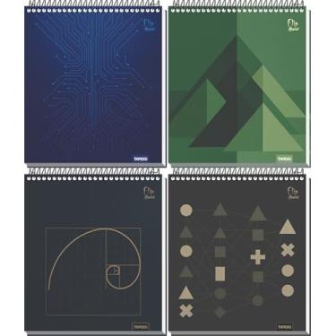 Imagem de CADERNO 01X1 CAPA DURA 2020 FLIP MASCULINO VERT 80F PCT.C/04