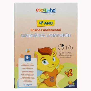 Imagem de Livro Infantil Apostila 4º Ano - Matemática e Português, Aprendizado D