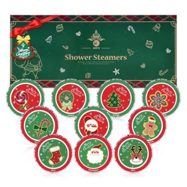 Imagem de 10 peças de vaporizadores de chuveiro, aromaterapia, presentes de Natal, presentes de aniversário, elefante branco, bombas de chuveiro com óleos essenciais, relaxamento em casa, spa, autocuidado