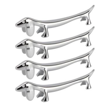 Imagem de Domary Suporte para Pauzinhos, Suporte para Colher, Descanso para Talheres, Formato Animal de Liga de Zinco Polido Galvanizado Rack Versátil para Colher de Garfo Com Design Moderno e (Filhote de