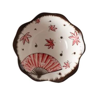 Imagem de prato de lanche Pequenos pratos de cerâmica para molho são adequados para servir sobremesas, molhos para sushi, etc tigela de sopa