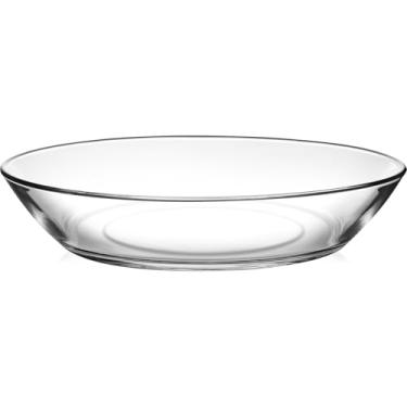 Imagem de NUTRIUPS Tigelas grandes de vidro para massa, 25,4 cm, 1,247 g, 1 peça, vidro temperado, tigelas de servir para sopa, salada e sobremesa, micro-ondas, forno e lava-louças (10 em 1 peça)