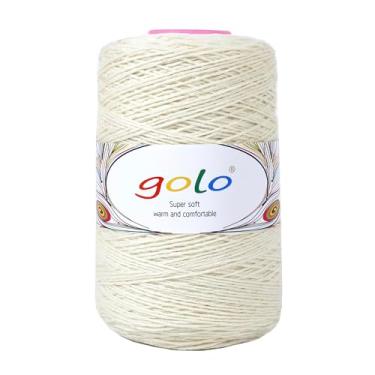 Imagem de golo Fio de cone de lã para tecelagem de 250 g 100% fio de lã para tricô manual