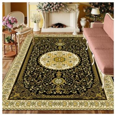 Imagem de SPXMQSS Tapetes de área para sala de estar, tapete de quarto grande, antiderrapante, tapetes ultra macios, laváveis para sala de estar, quarto, sala de jantar sob a mesa P 1,5 x 2,1 m
