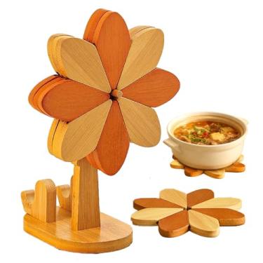 Imagem de Conjunto De Suportes Para Panelas | Moinho De Com Suporte Para Telemóvel | Conjunto de Trivets Moinho de Apoio de Panelas de | Para Cozinha Sala De Estar Mesa De Jantar Decoração Estilo Rural Natal