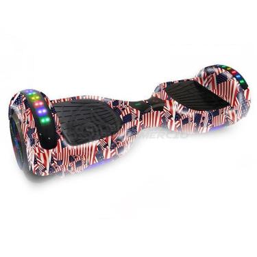 Imagem de Hoverboard Infantil Skate Elétrico Adesivado America Led USA