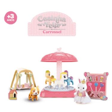 Imagem de Casinha Feliz Parque de Diversões Carrossel ZO01360 - Zoop Toys
